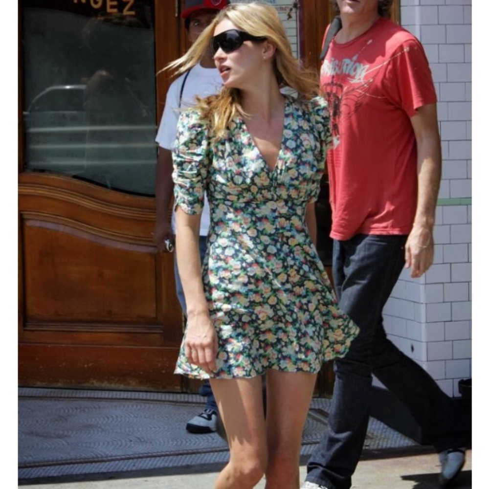 Kate Moss Topshop Pansy Floral Tea Dress